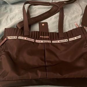 New Black Steve Madden tote bag.